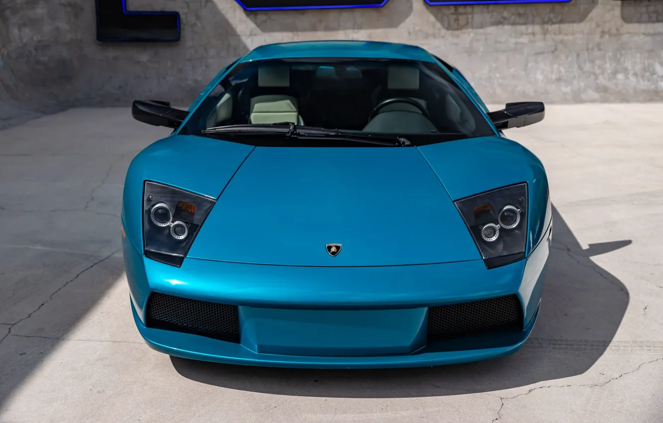 Photo wallpaper Lamborghini, Lamborghini Murcielago, Murcielago, lambo, front view