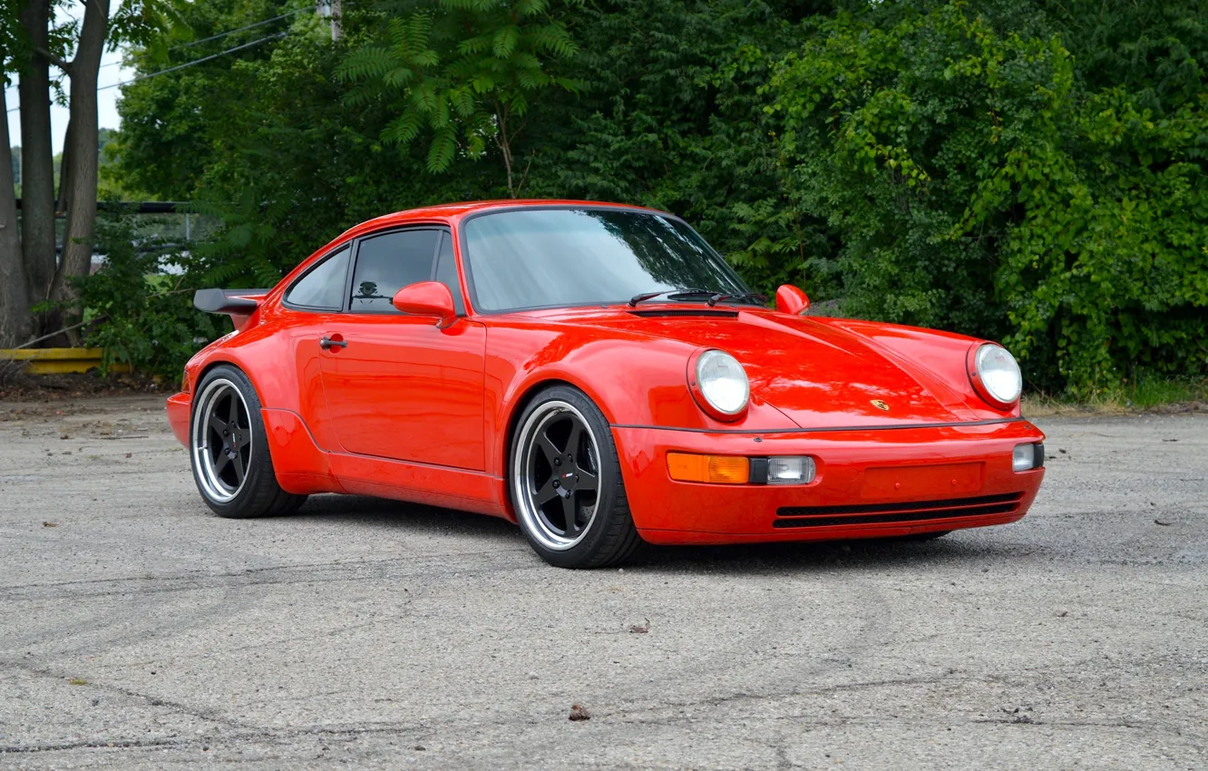 Photo wallpaper turbo, wheels, porsche, 964, series, ff3, heritage, on