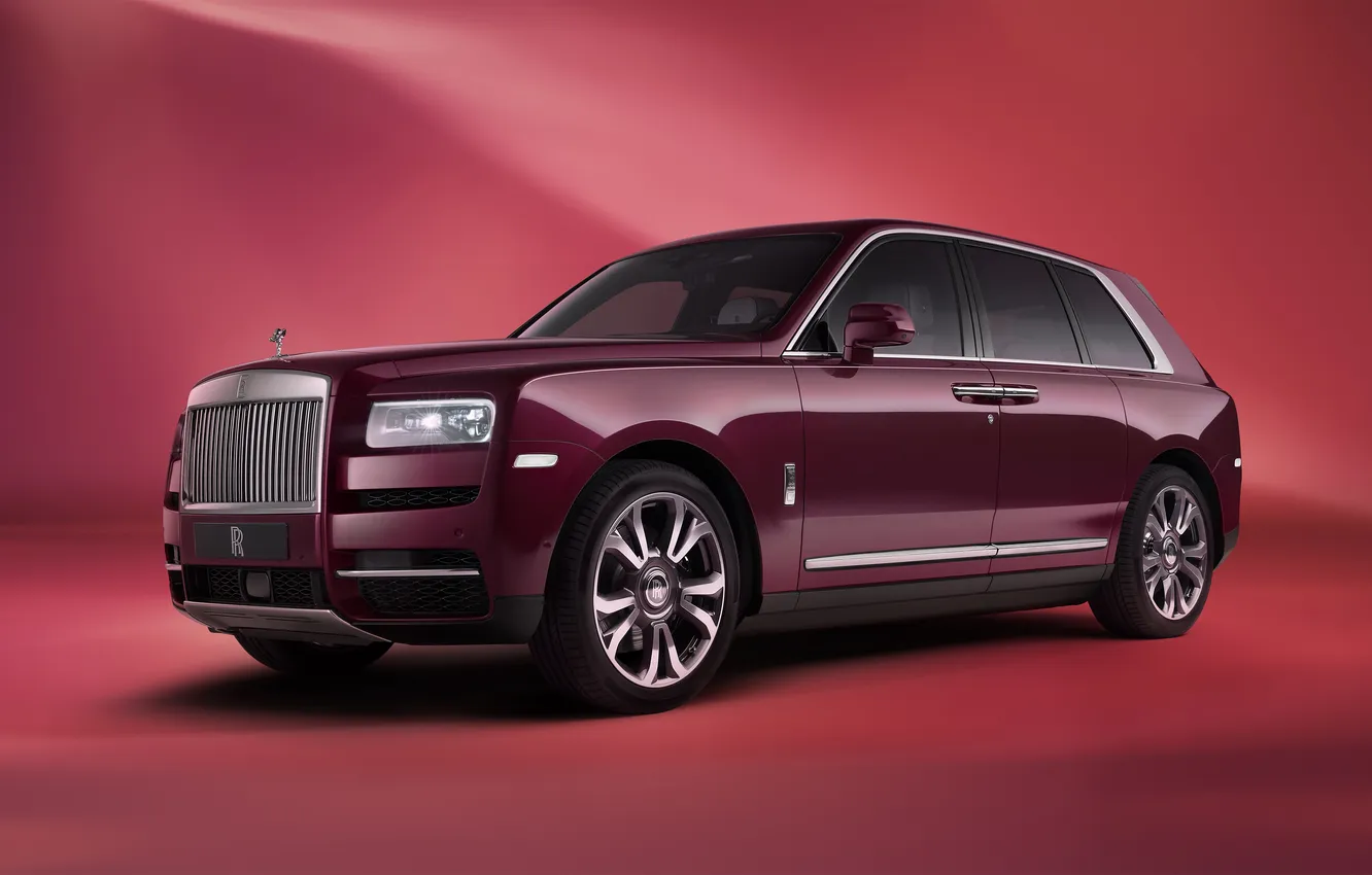 Photo wallpaper Rolls-Royce, exterior, Cullinan, Wildberry, Re-Belle