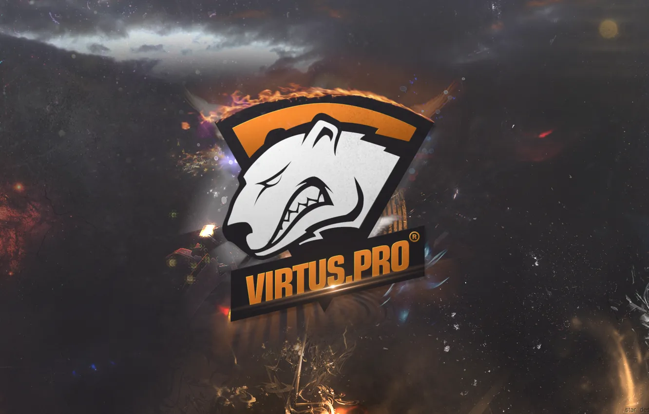 Photo wallpaper wallpaper, logo, dota 2, virtus.pro, virtus pro