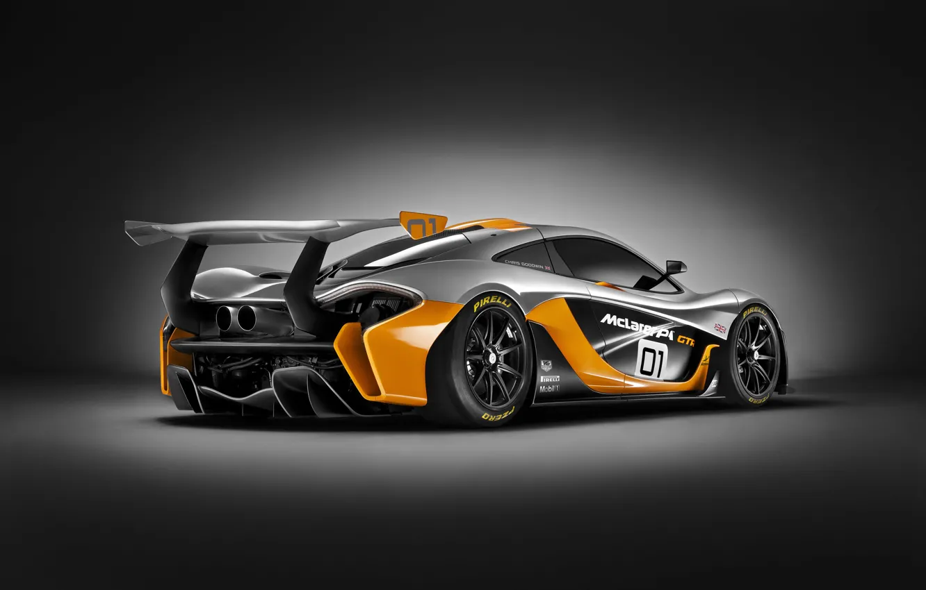 Photo wallpaper McLaren, GTR, Twin Turbo, 2015, 3.8L