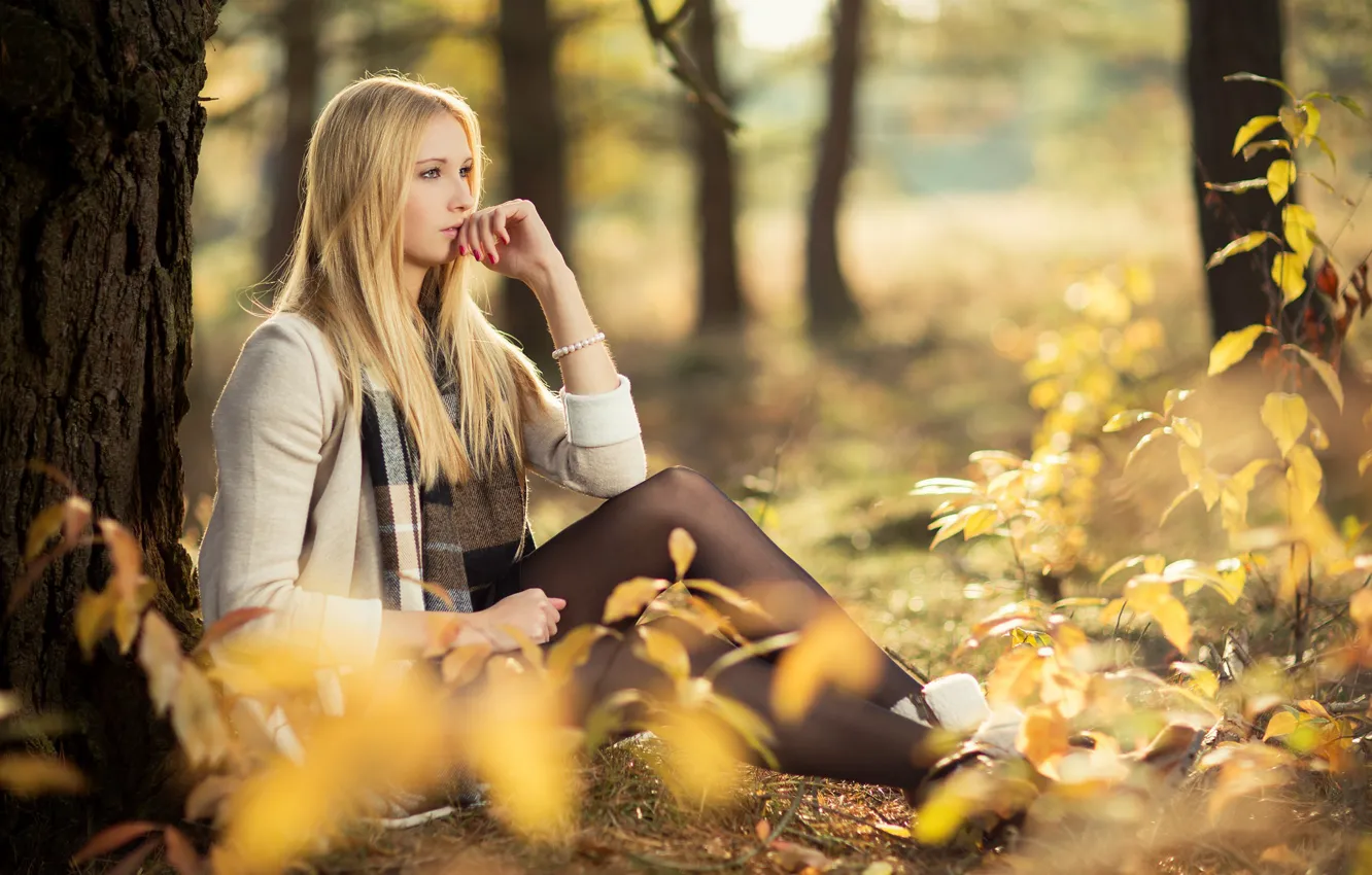 Photo wallpaper summer, girl, nature