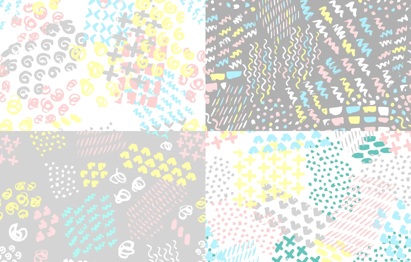 Photo wallpaper flowers, background, texture, patterns, painted