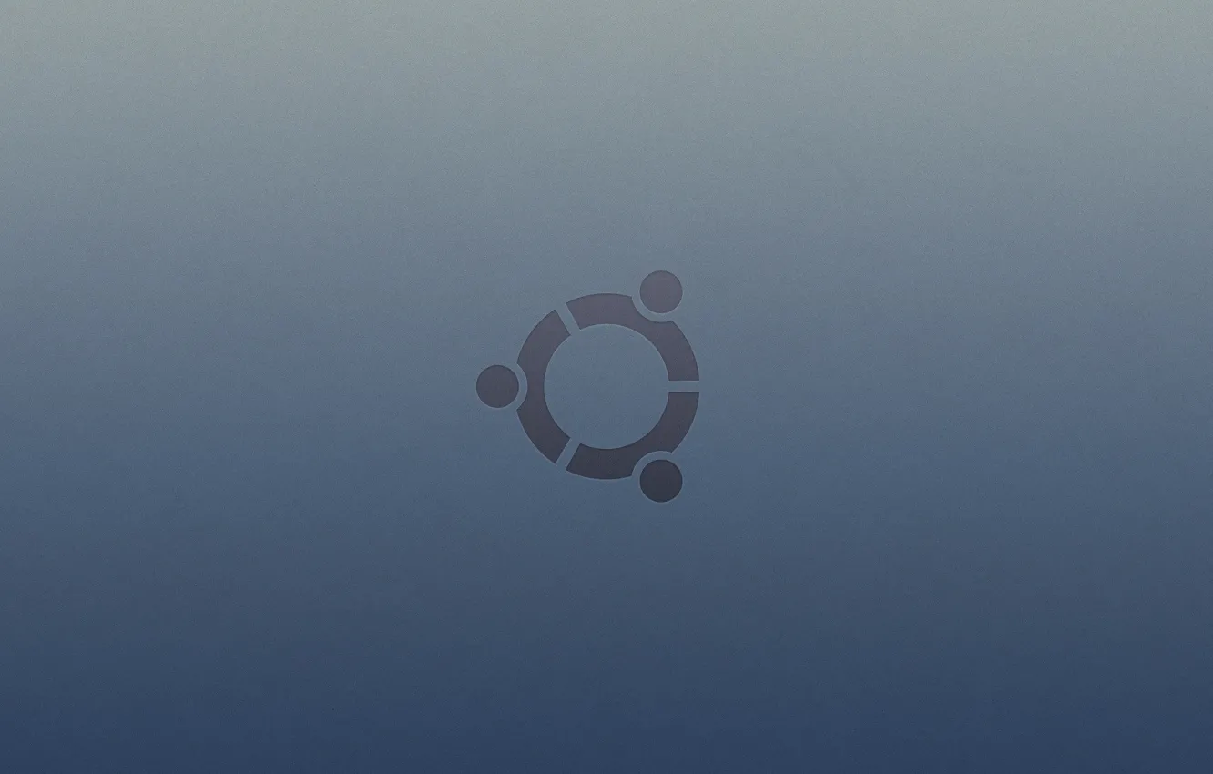 Photo wallpaper blue, background, Linux, Ubuntu, GNU