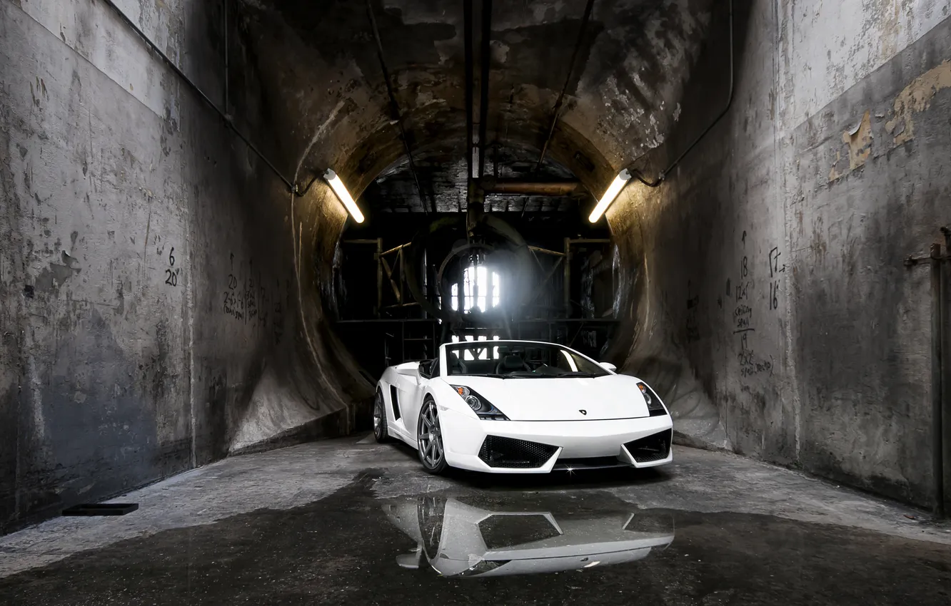 Photo wallpaper Lamborghini, Gallardo, Spyder