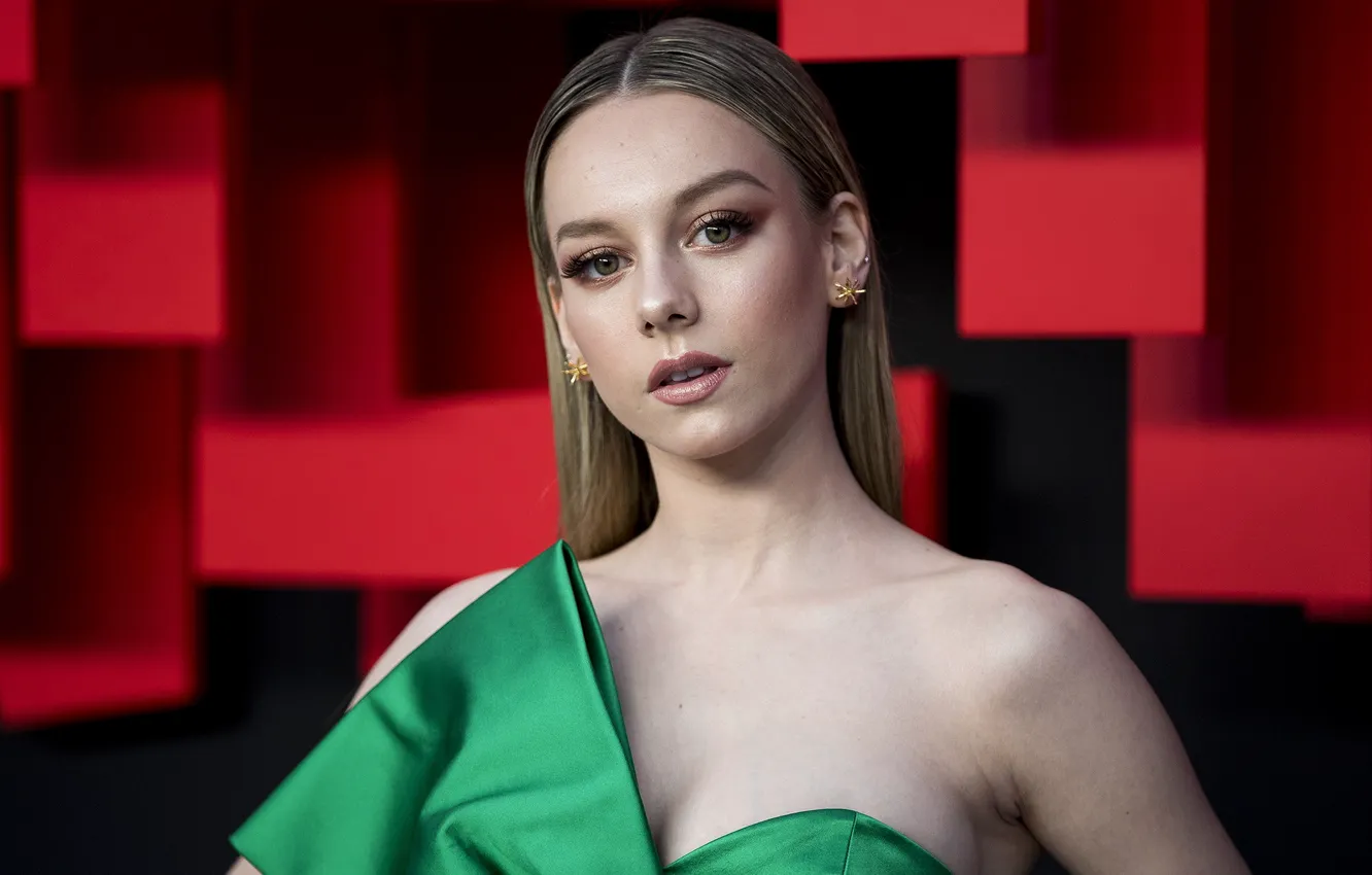 Photo wallpaper look, girl, face, makeup, actress, Ester Exposito