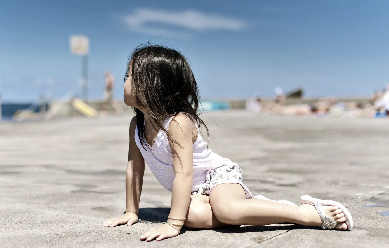 Photo wallpaper summer, mood, girl