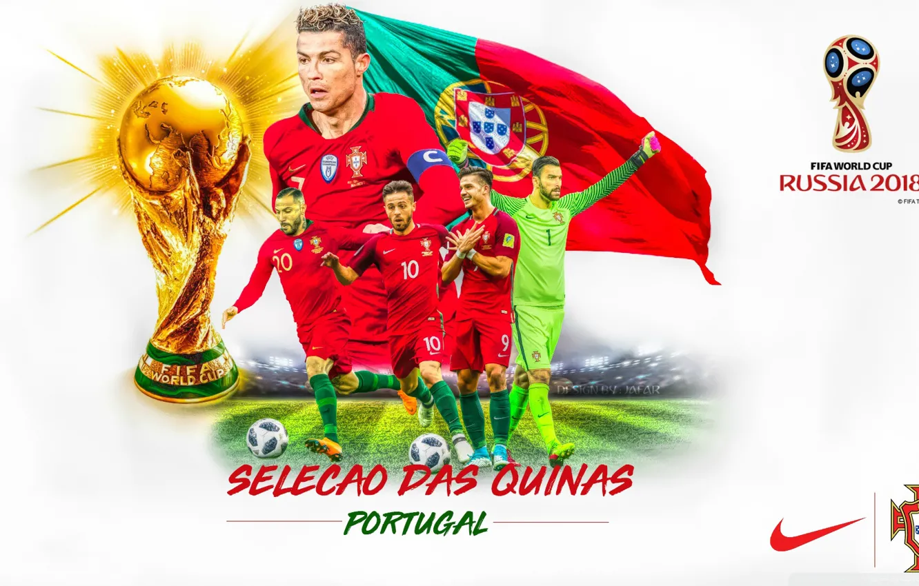Photo wallpaper football, Portugal, 2018, The World Cup