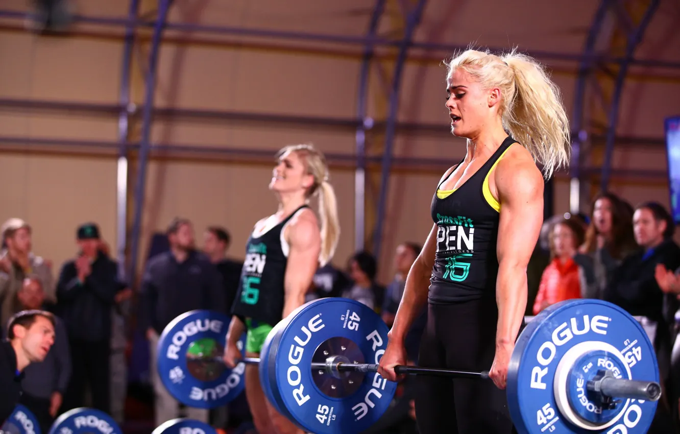 Photo wallpaper workout, sara sigmundsdottir, katrin davidsdottir