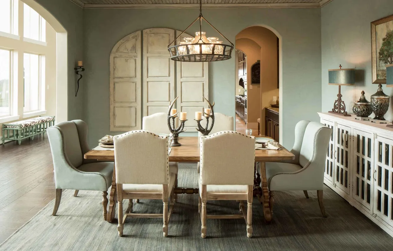 Photo wallpaper room, interior, dining room, Mediterranean style, Mediterranean Dining Room Design, Absolutely Gorgeous, great dining room …