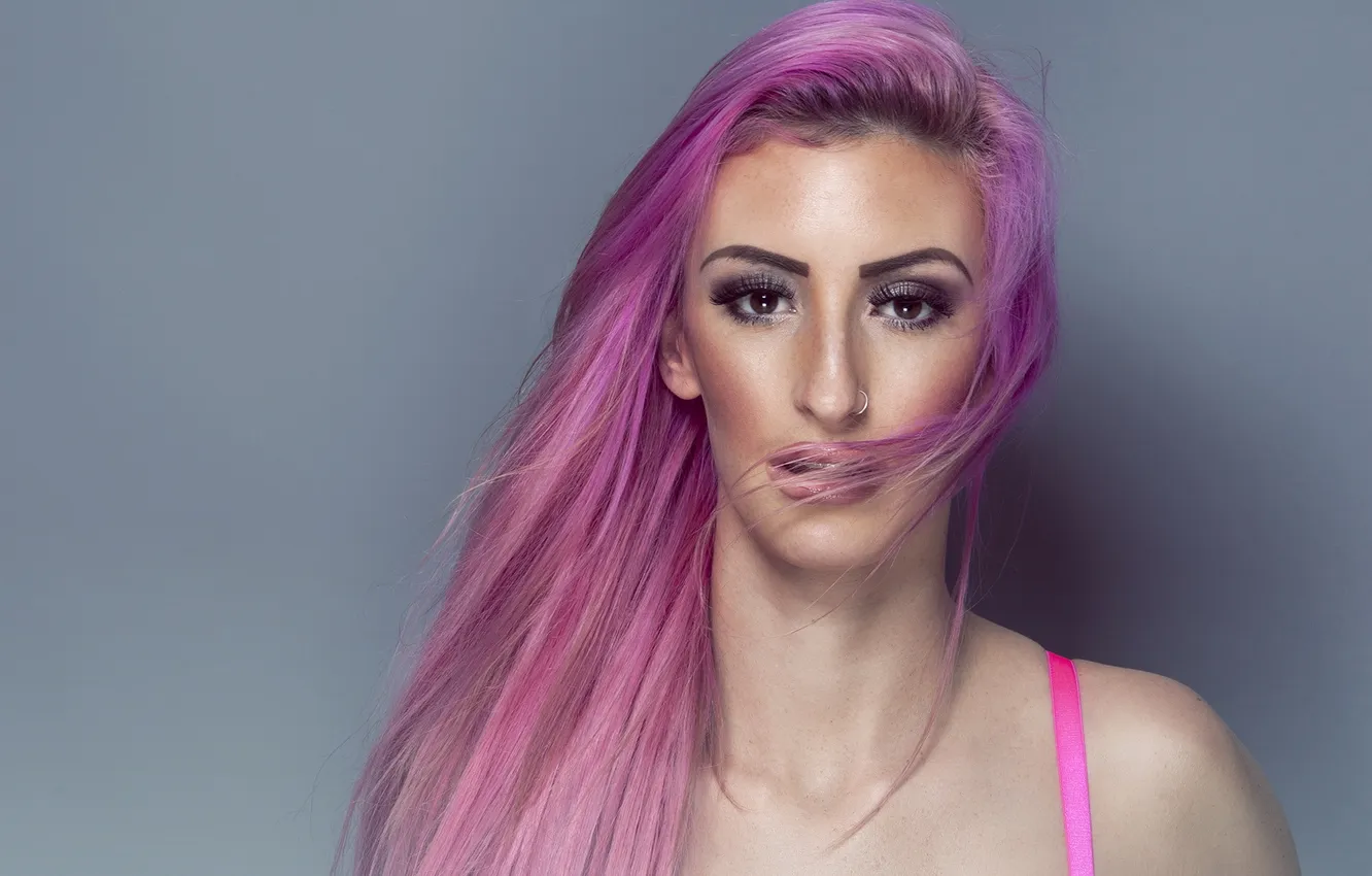 Photo wallpaper look, girl, portrait