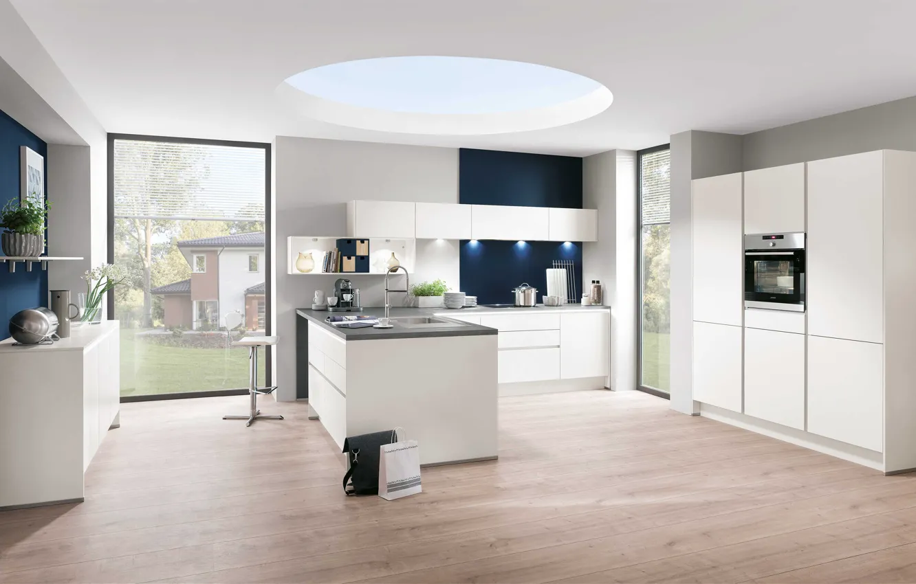 Photo wallpaper room, interior, kitchen