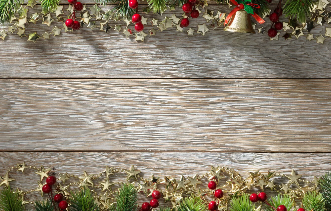Photo wallpaper decoration, tree, New Year, Christmas, happy, Christmas, wood, New Year