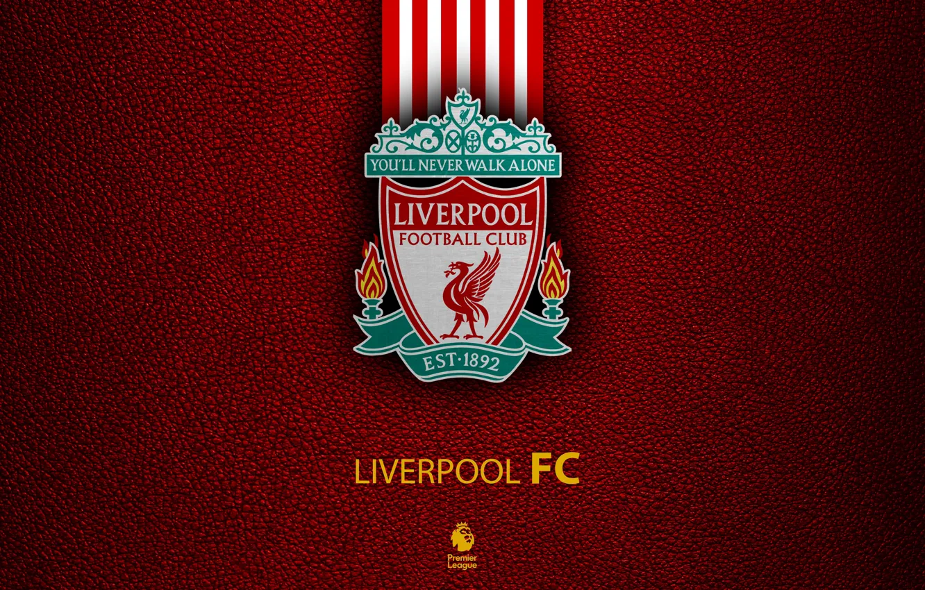 Photo wallpaper wallpaper, sport, logo, football, Liverpool, English Premier League