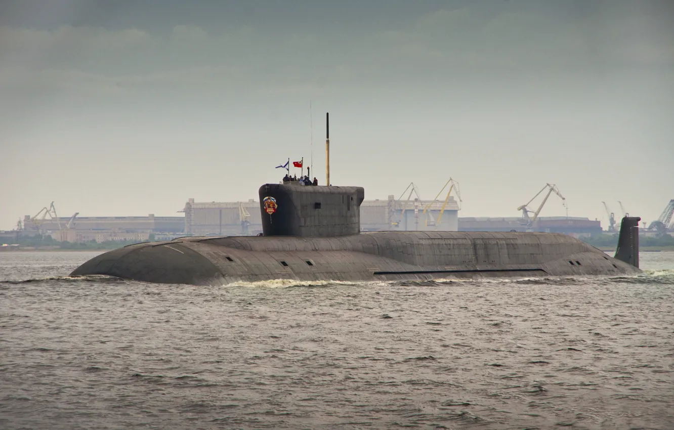 Photo wallpaper submarine, atomic, the project 955