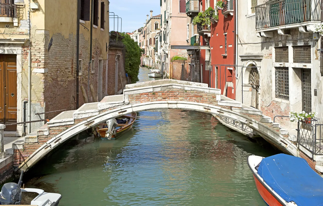Photo wallpaper Italy, Venice, Italy, Bridge, Venice, Italia, Venice, The bridge