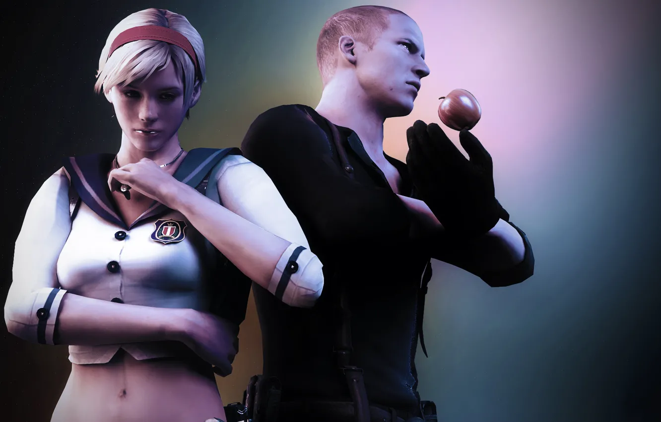 Photo wallpaper Capcom, Resident Evil 6, Sherry Birkin, Jake Muller