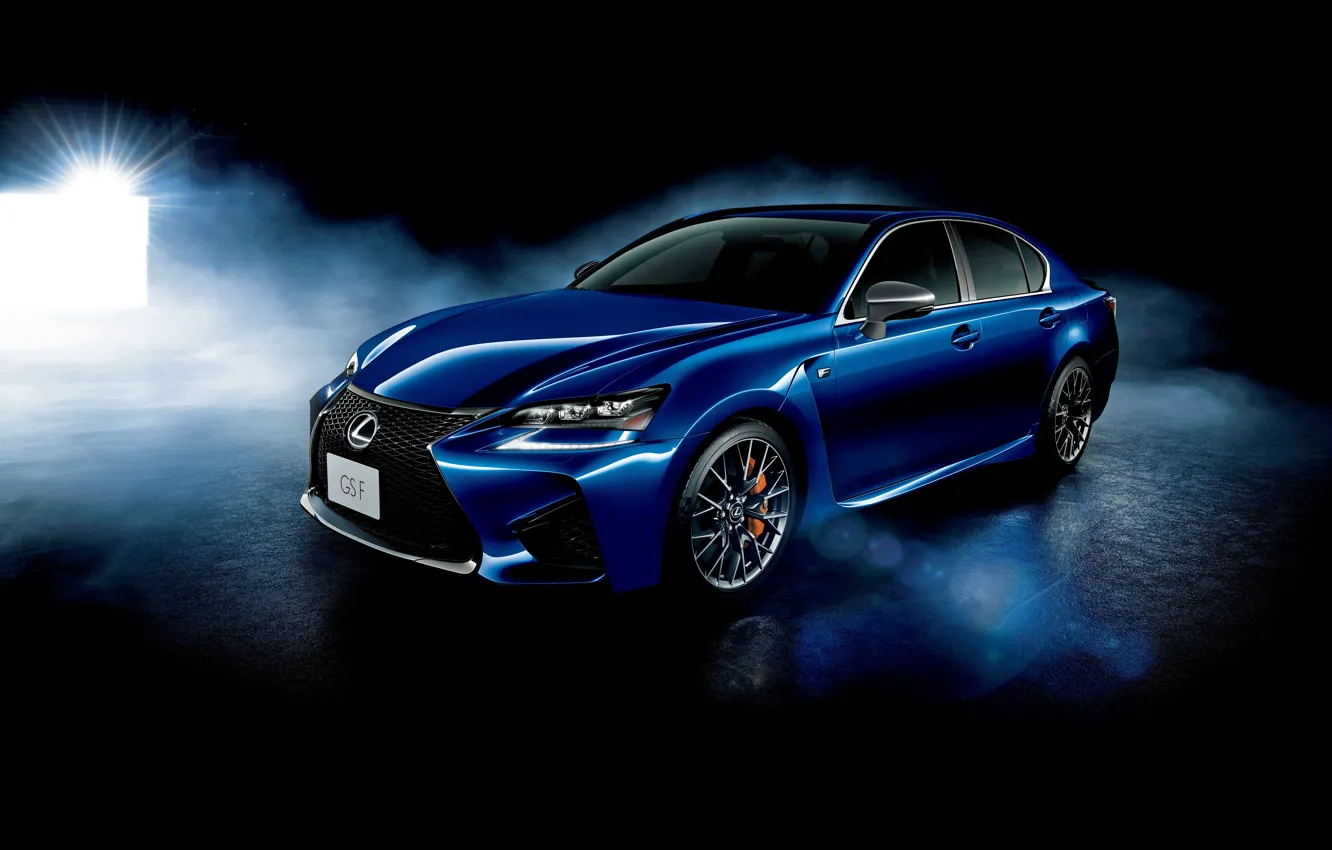 Photo wallpaper blue, Lexus, sedan, Lexus, 2015