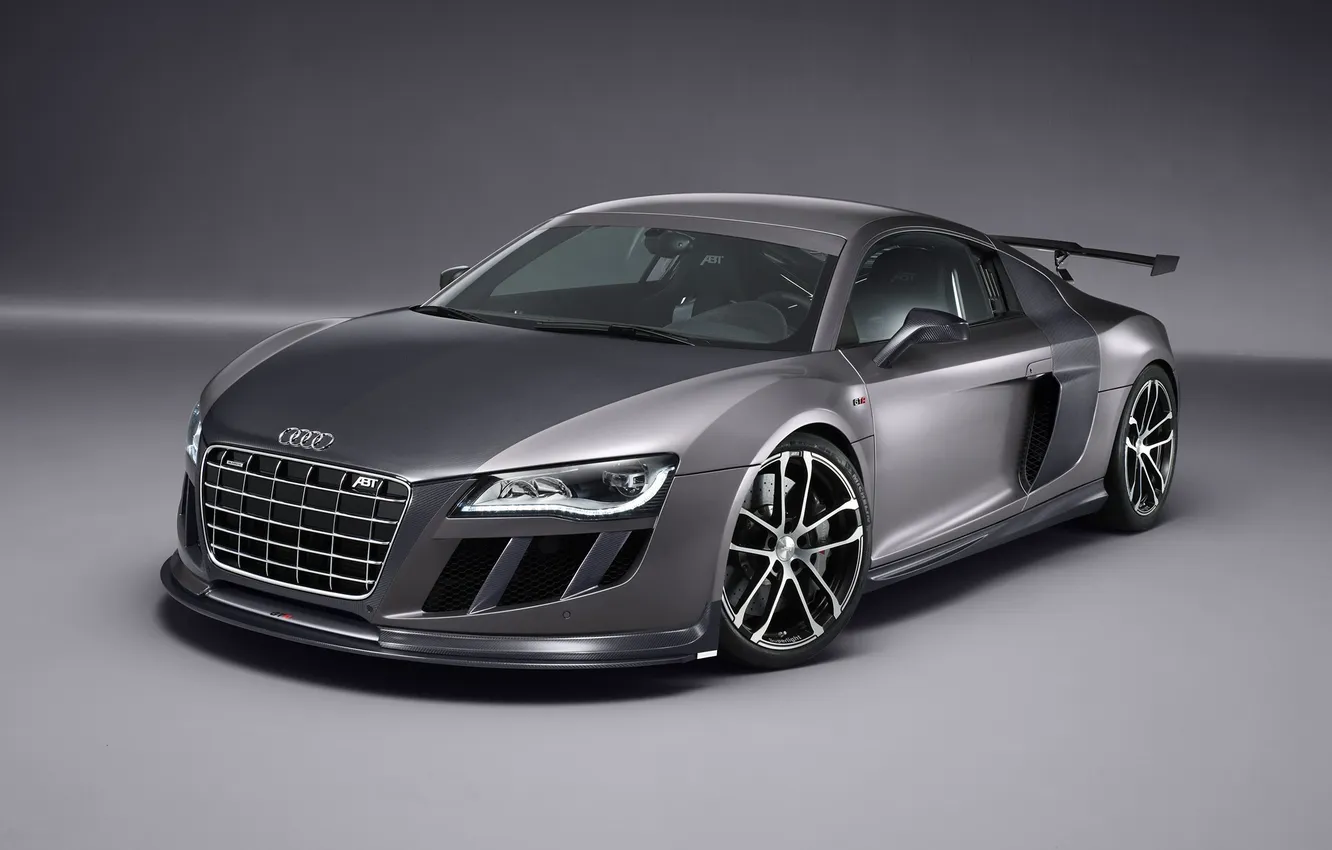 Photo wallpaper grey, carbon, Audi R8