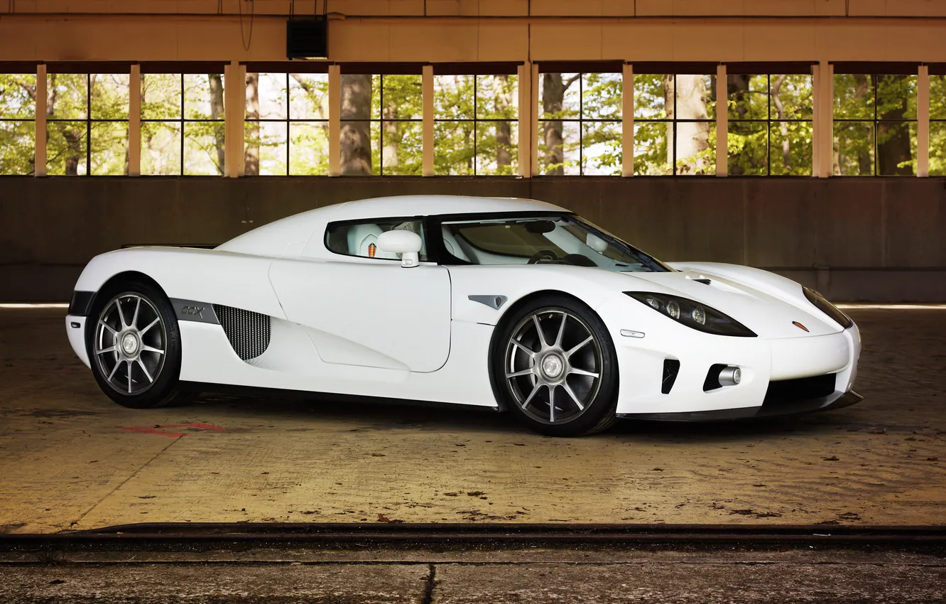 Photo wallpaper white, Koenigsegg, supercar, white, CCX, koenigseg