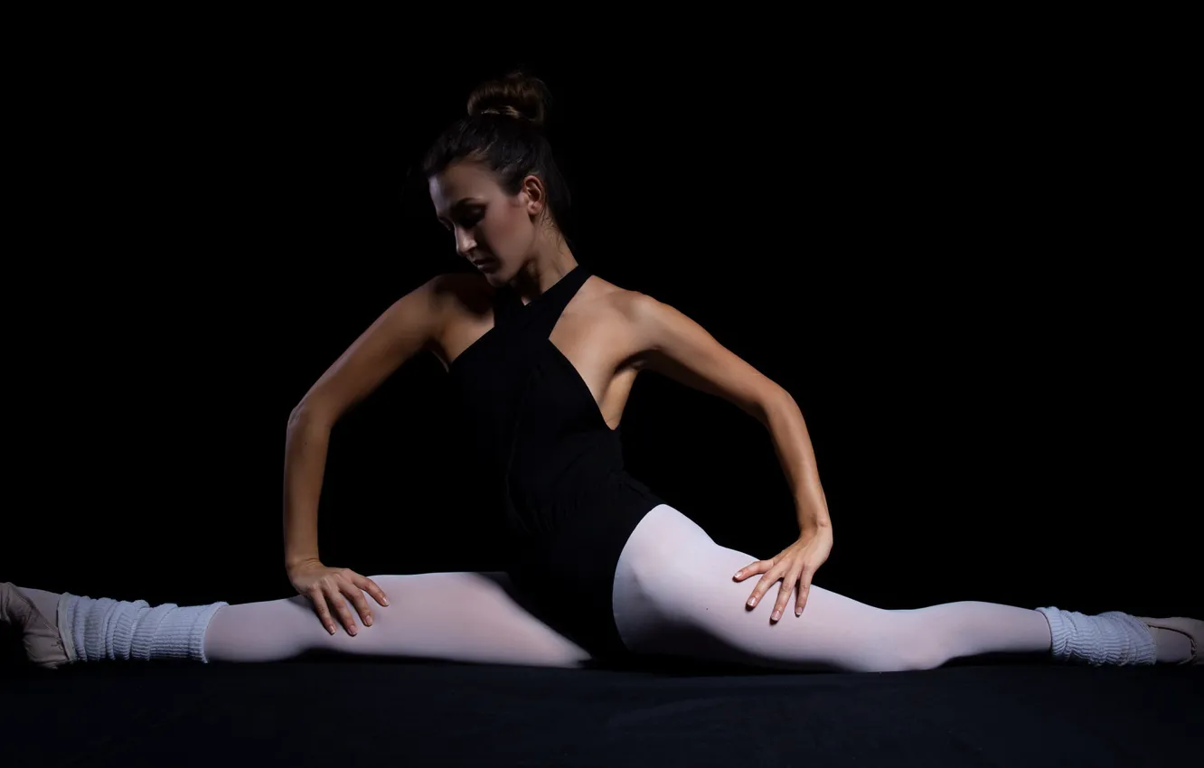 Photo wallpaper girl, background, dance, Dancing in the dark