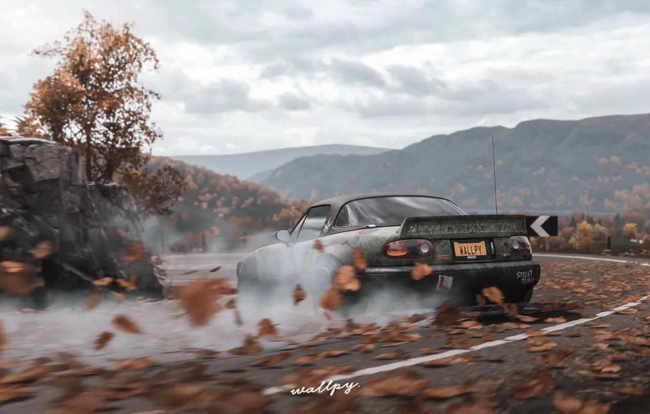 Photo wallpaper Microsoft, Mazda, drift, game, 2018, MX-5, Forza Horizon 4, by Wallpy