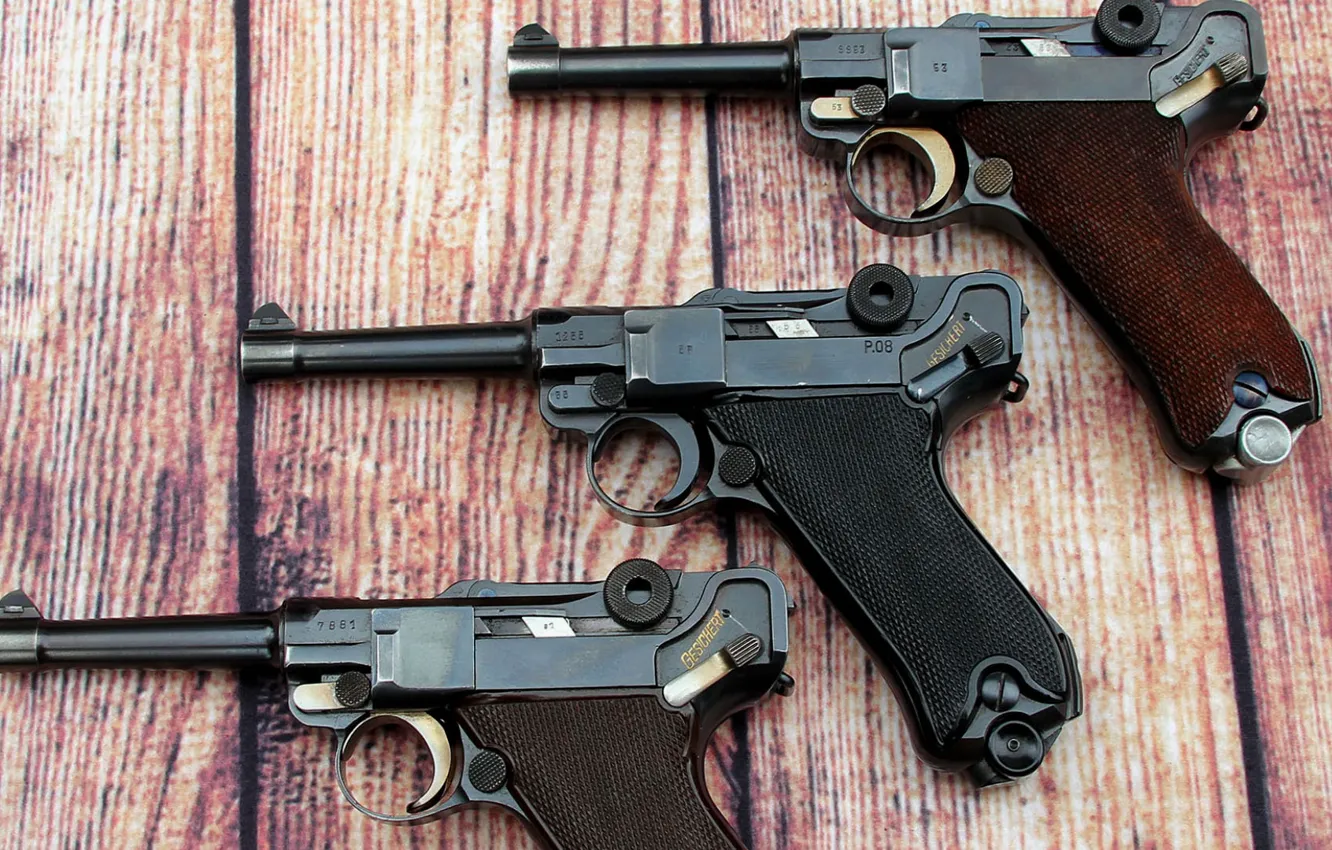 Photo wallpaper guns, Parabellum, P08, Luger, Luger