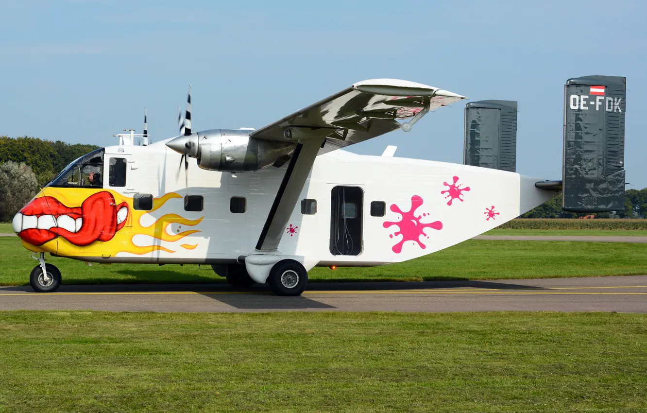 Photo wallpaper the plane, transport, easy, Short SC.7, Skyvan