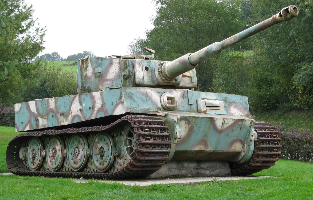 Photo wallpaper tank, Tiger, armor, German, heavy