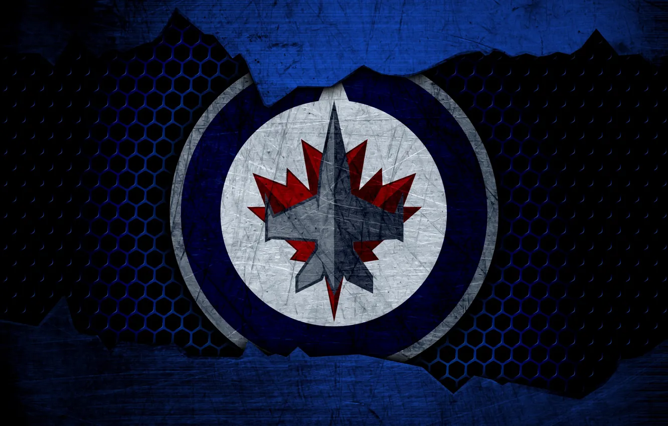 Photo wallpaper wallpaper, sport, logo, NHL, hockey, Winnipeg Jets