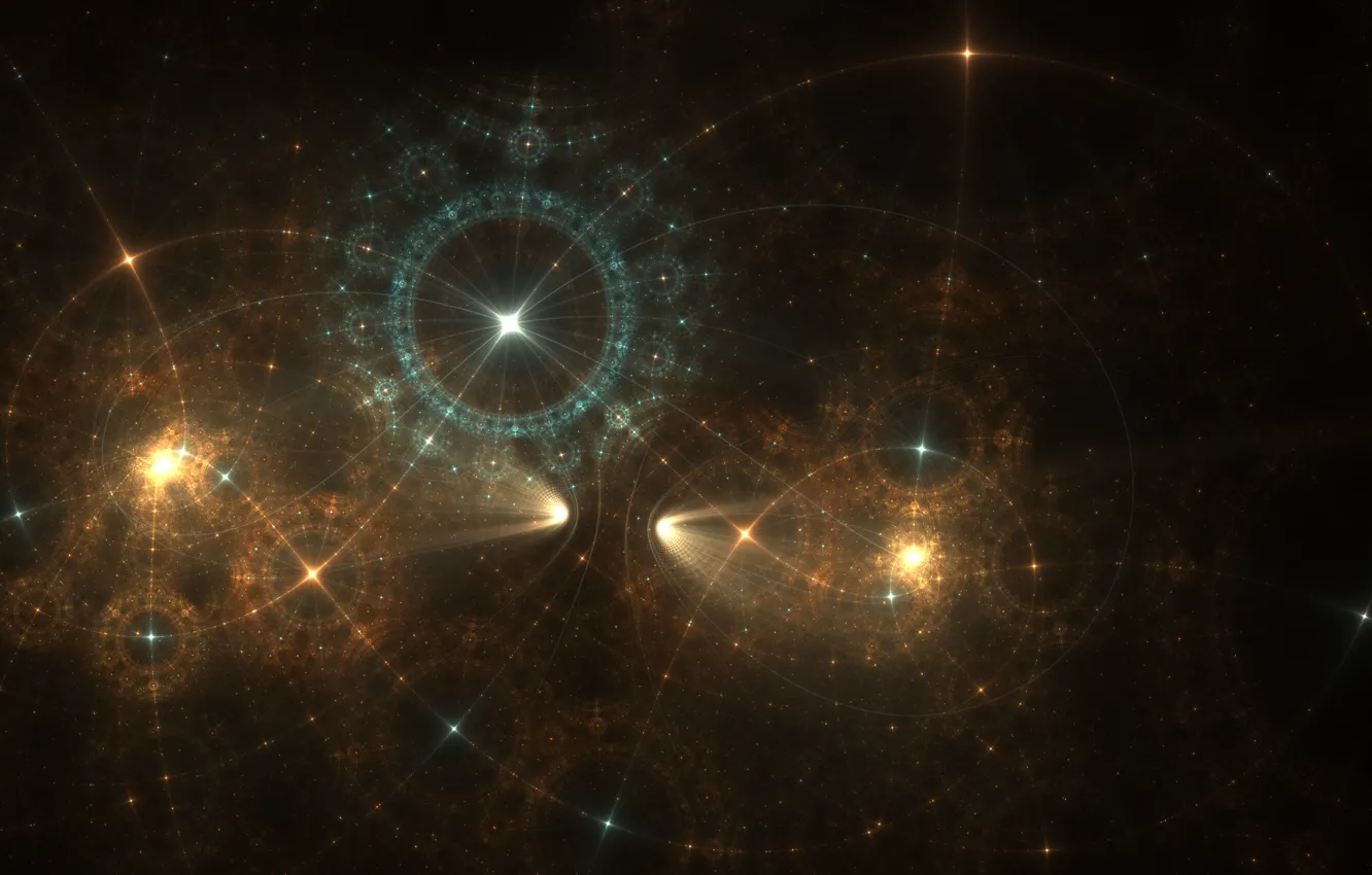 Photo wallpaper line, abstraction, the dark background, pattern, point