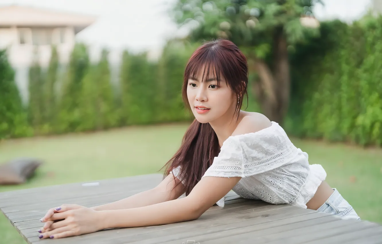 Photo wallpaper China, girl, sexy, girls, woman, model, asian, cute