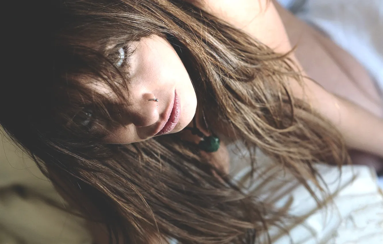 Photo wallpaper look, girl, hair, girl, hair, Binah, Bin