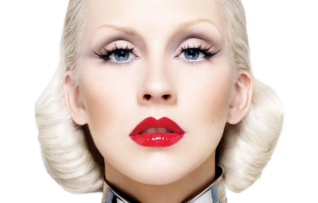 Photo wallpaper girl, face, blonde, singer, Christina Aguilera, Christina Aguilera, celebrity