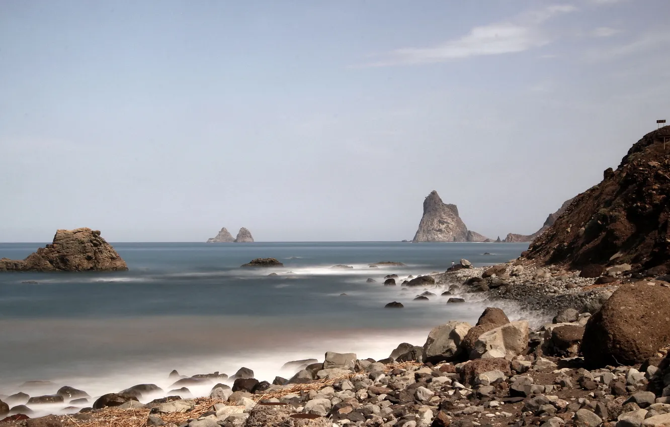 Photo wallpaper sea, nature, shore