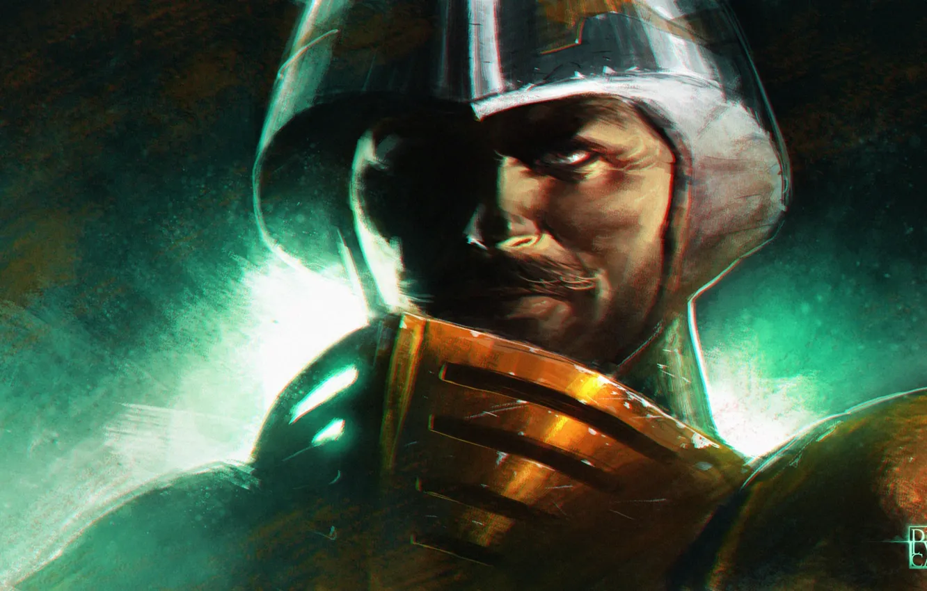 Photo wallpaper mustache, helmet, art, Masters of the Universe, Man At Arm