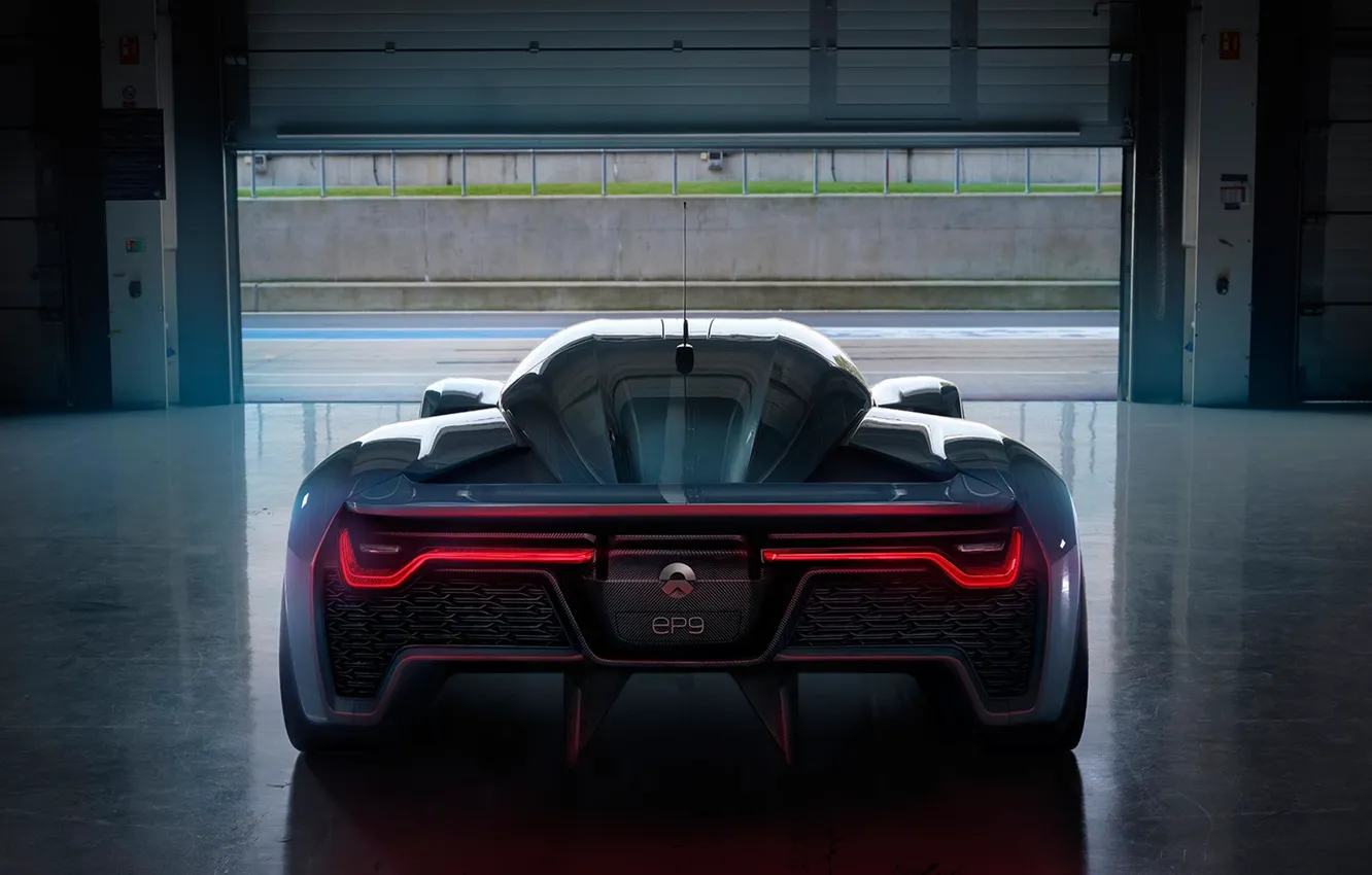 Photo wallpaper hypercar, electric, hypercar, electric car, Nio, EP9, Nio EP9, 2023