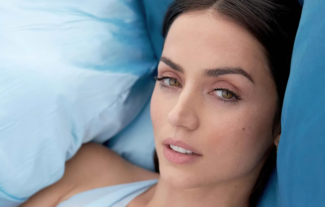 Photo wallpaper look, portrait, makeup, actress, hair, Ana de Armas, Ana de Armas