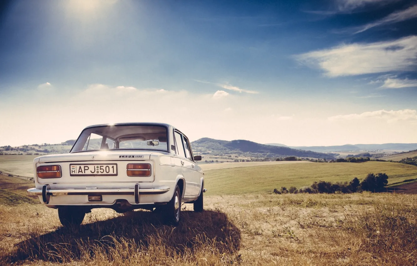 Photo wallpaper Classic, Landscape, Lada, 2103, Lada