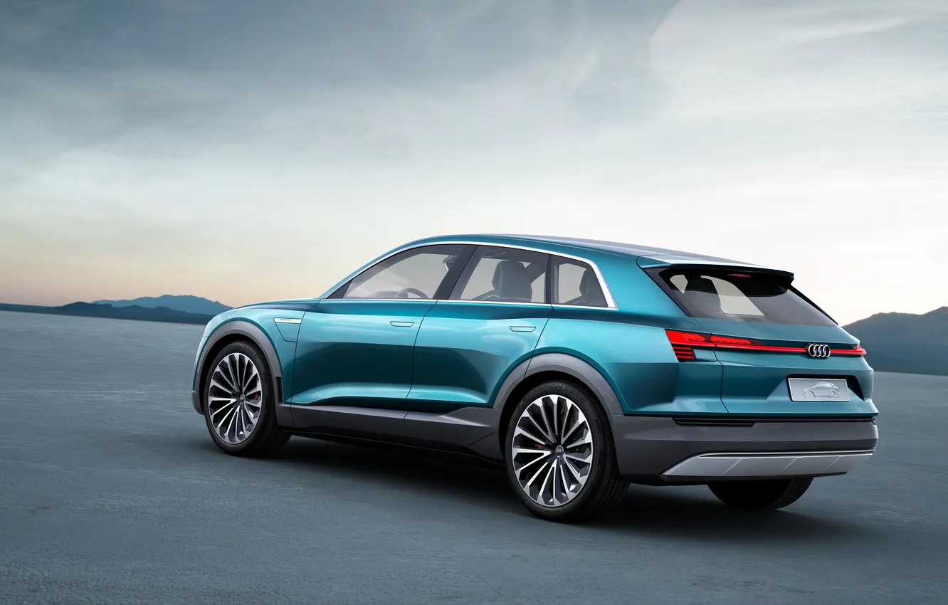 Photo wallpaper Audi, Audi, concept, the concept, e-tron, 2015, quatto