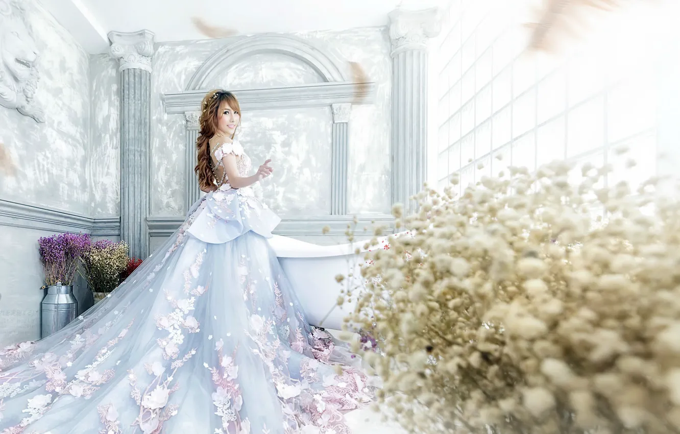 Photo wallpaper look, girl, style