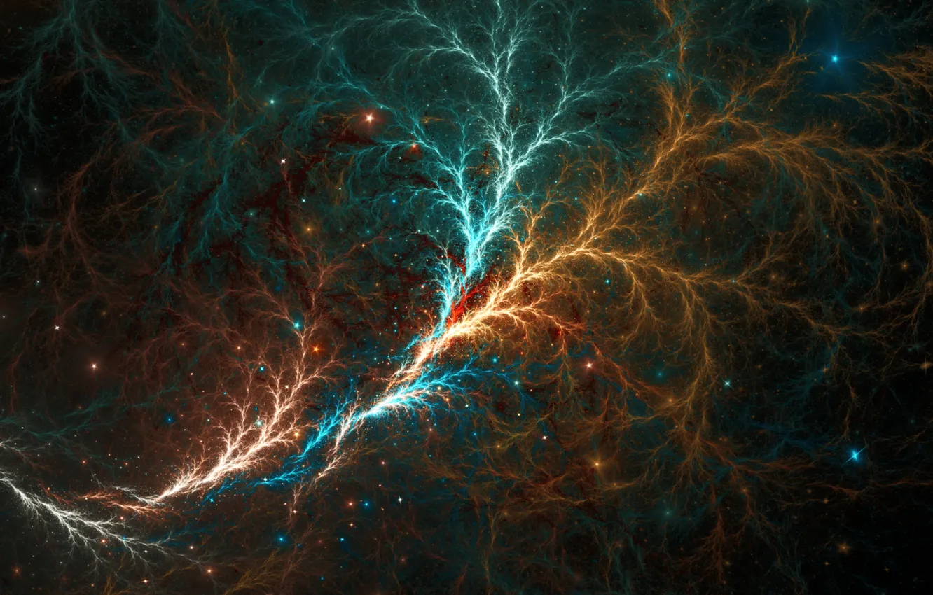Photo wallpaper space, stars, constellation