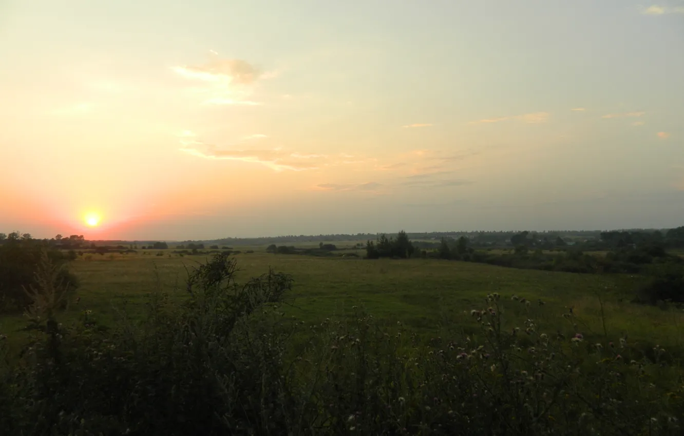 Photo wallpaper sunset, photo, class, my