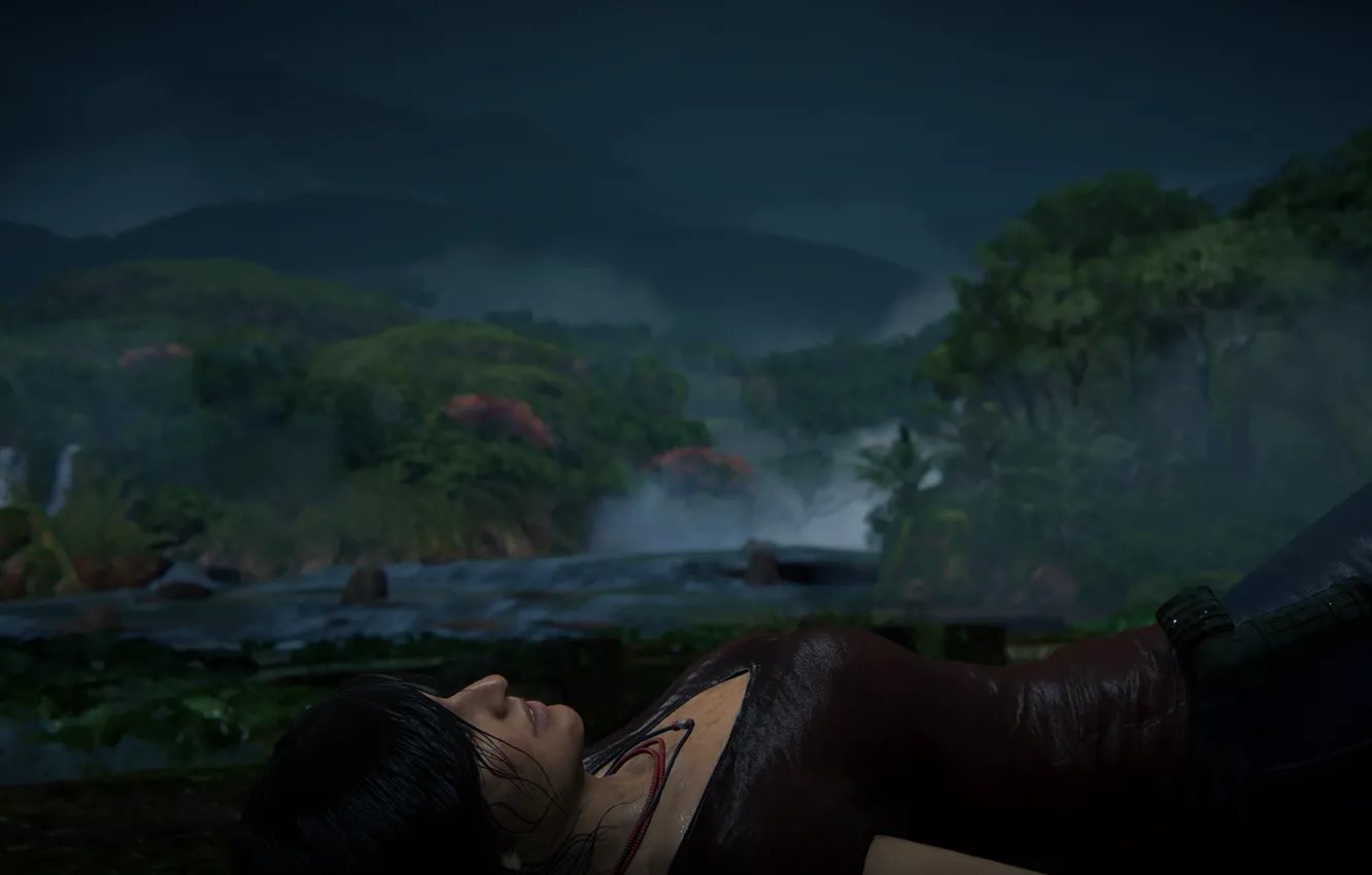Photo wallpaper nature, Uncharted, Chloe Frazer, Uncharted: The Lost Legacy