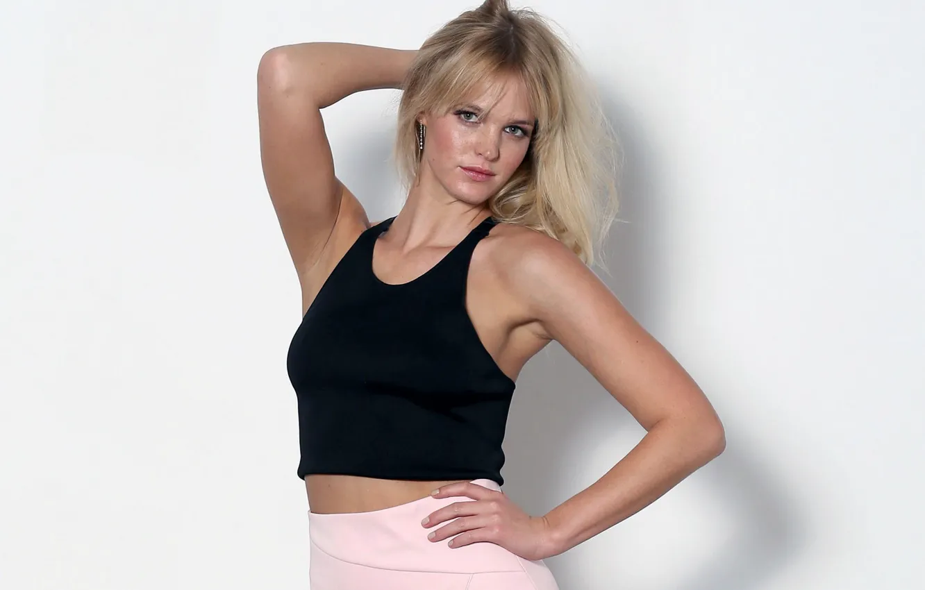 Photo wallpaper look, pose, model, makeup, figure, hair, Erin Heatherton, Erin Heatherton