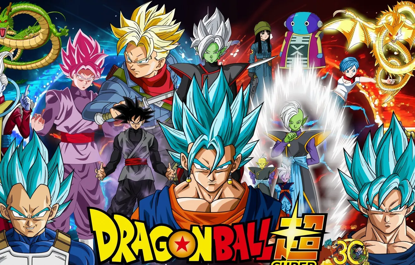 Photo wallpaper DBS, game, alien, anime, asian, manga, powerful, Dragon Ball