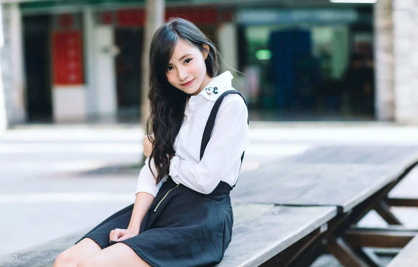 Photo wallpaper summer, eyes, face, smile, background