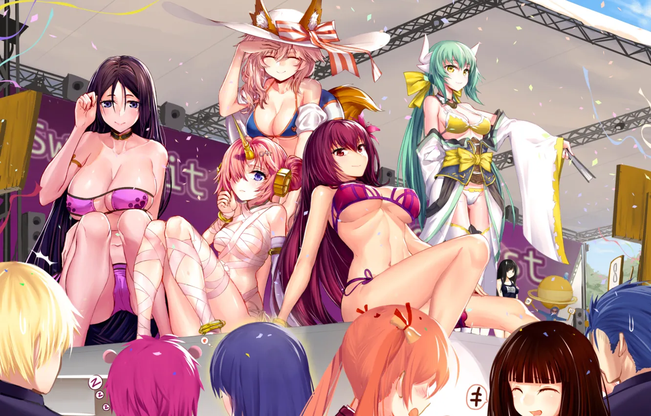 Photo wallpaper Girls, Sexy, Fate / Grand Order, The destiny of a great campaign