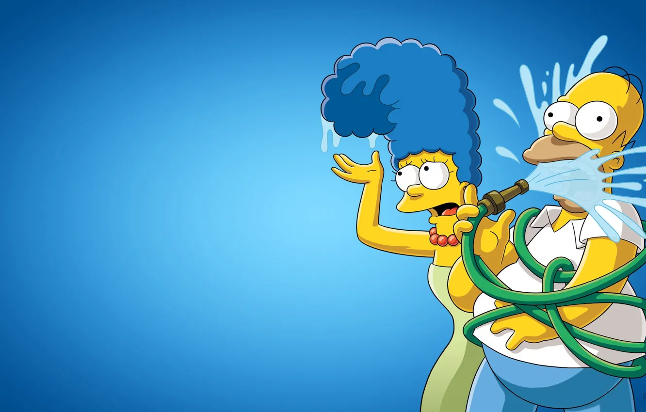 Photo wallpaper figure, cartoon, The simpsons, art, show, Simpsons, Homer, characters