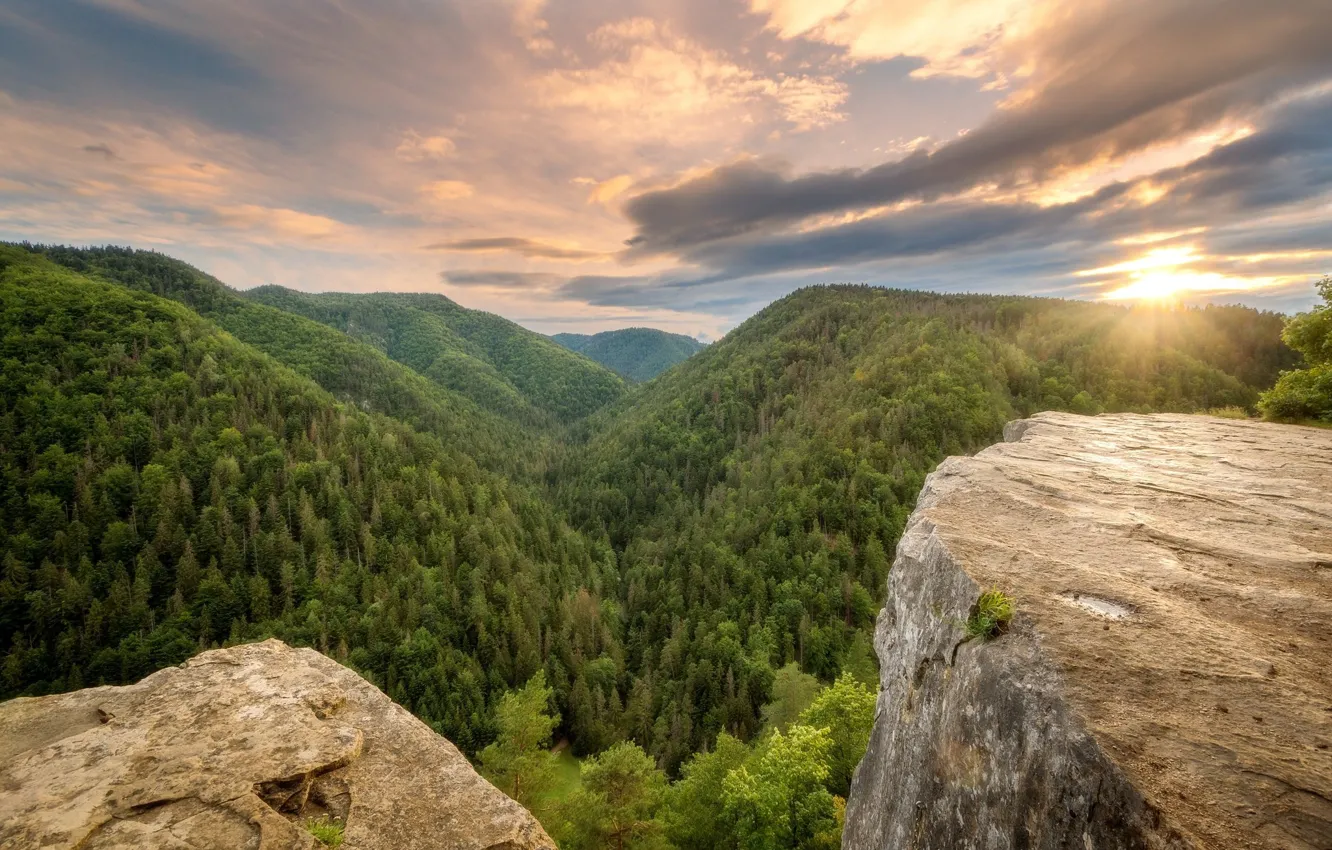 Photo wallpaper landscape, nature, beauty